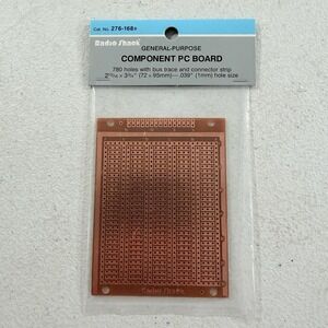 Radio Shack 276-168B General Purpose Component PC Board 780 Holes NEW NOS